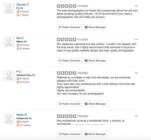 varios Yelp